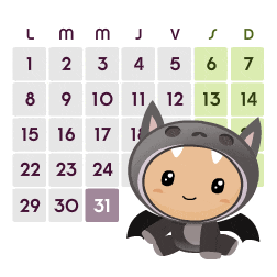 Kawaii Vampy Calendar