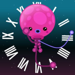 Kawaii Octopus Clock