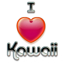 I Love Kawaii Pin